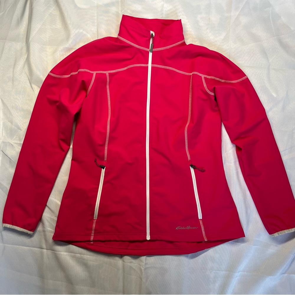 Eddie Bauer pink lightweight sports jacket size medium